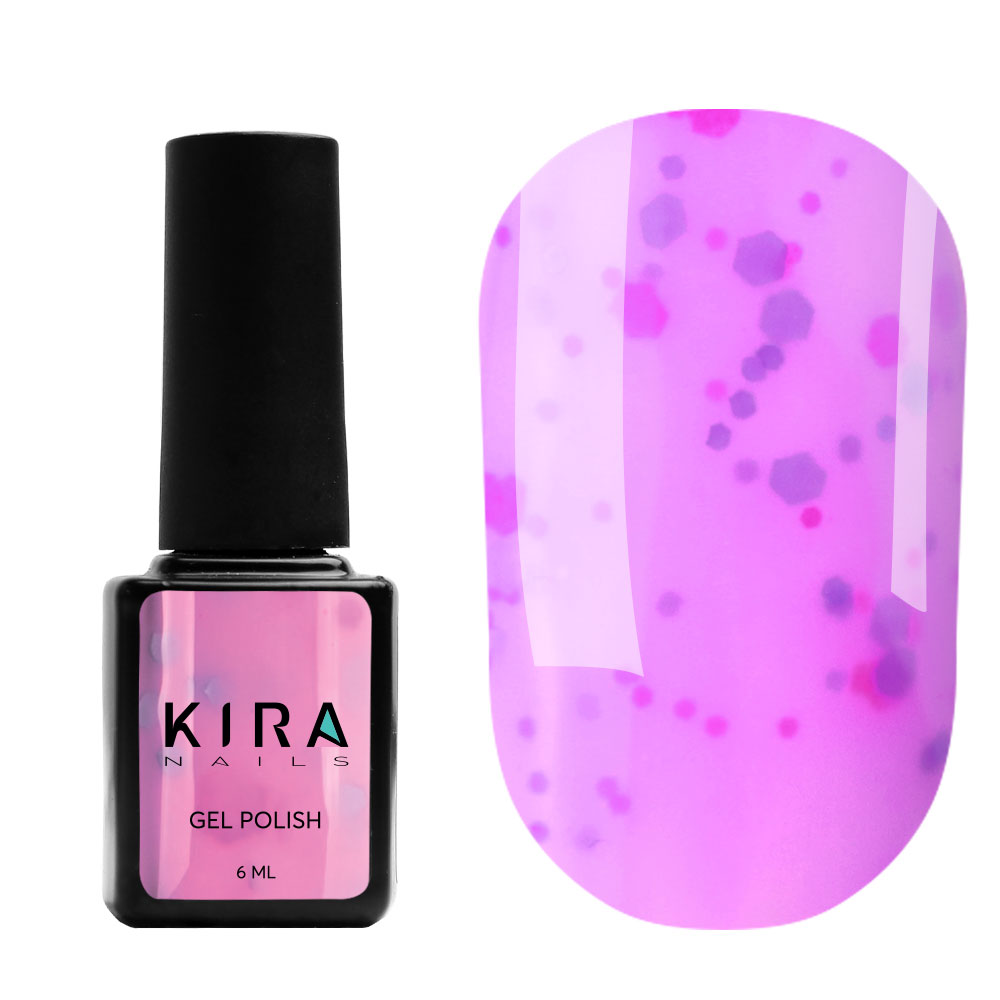 Гель-лак Kira Nails Yoghurt Boom! №011 (полуничний мус з неоновими ...