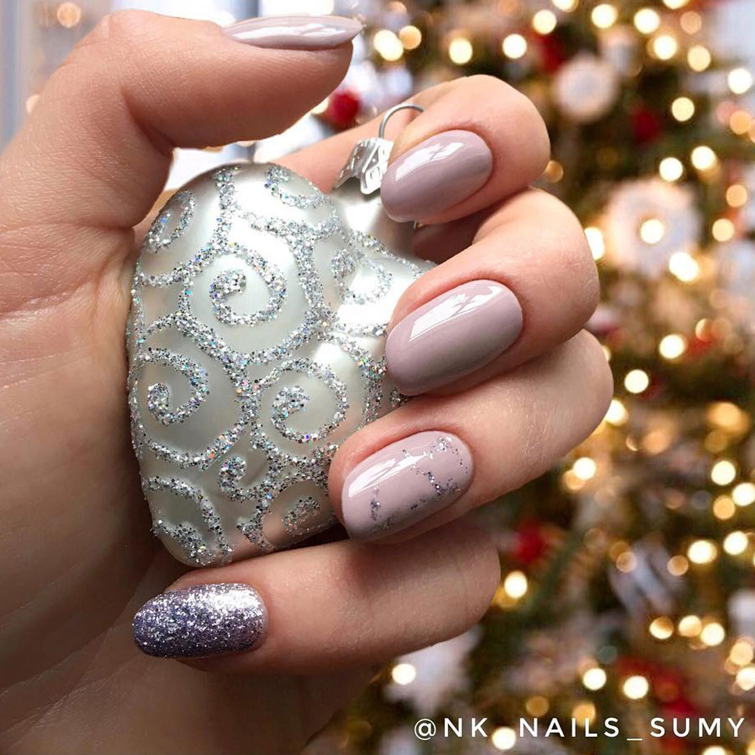 Гель-лак Kira Nails Shine Bright №007 (світло-фіолетовий з блискітками ...
