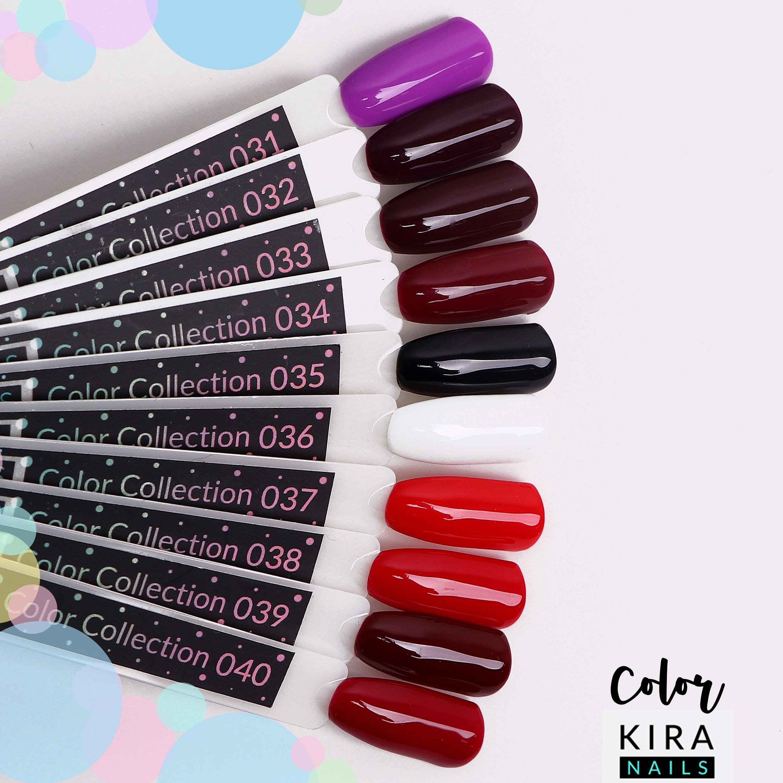 Гель-лак Kira Nails №036 (білий, емаль), 6 мл • Kira Nails